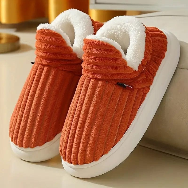 Lækre rosa hjemmesko i fløjl Slippers Danmarkmode.dk