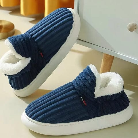 Lækre rosa hjemmesko i fløjl Slippers Danmarkmode.dk
