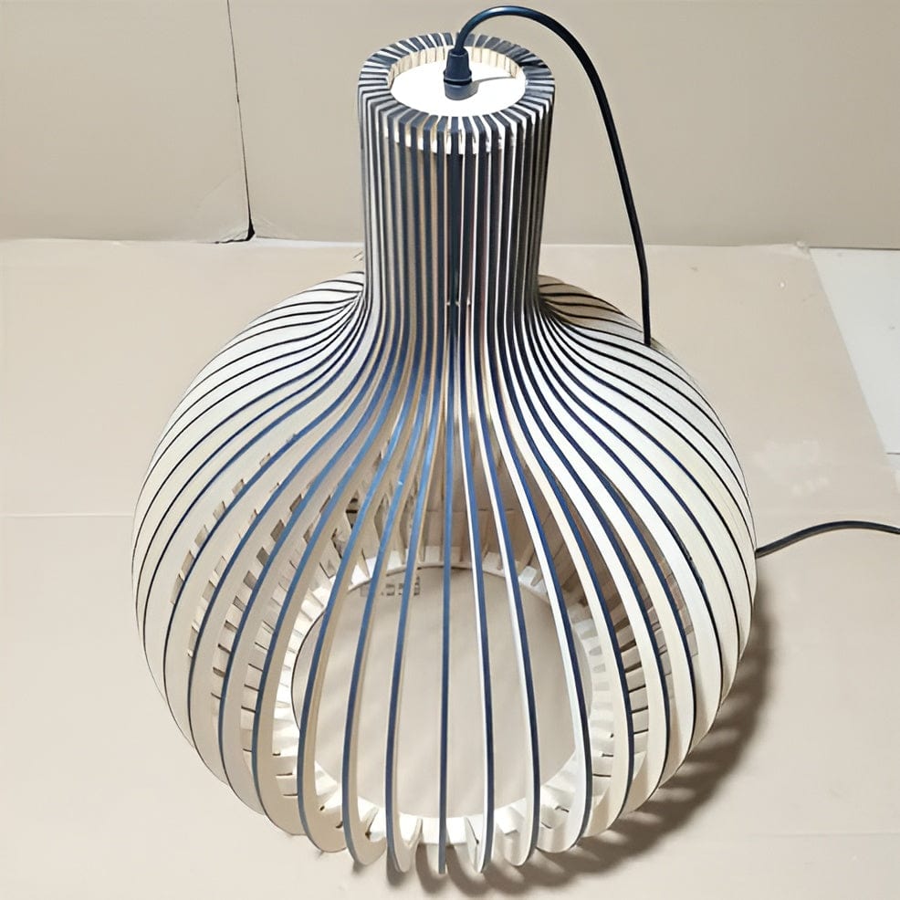 Lam I Træ Pendel Lampe - Vintage Lampe - Justerbar Pendant Lights Danmarkmode.dk