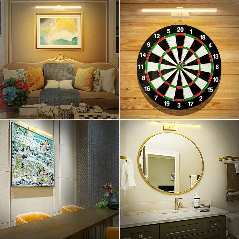 Led Badeværelseslampe - Led Fotolampe - Indendørs Belysning - Trådløs Wall Light Fixtures Danmarkmode.dk