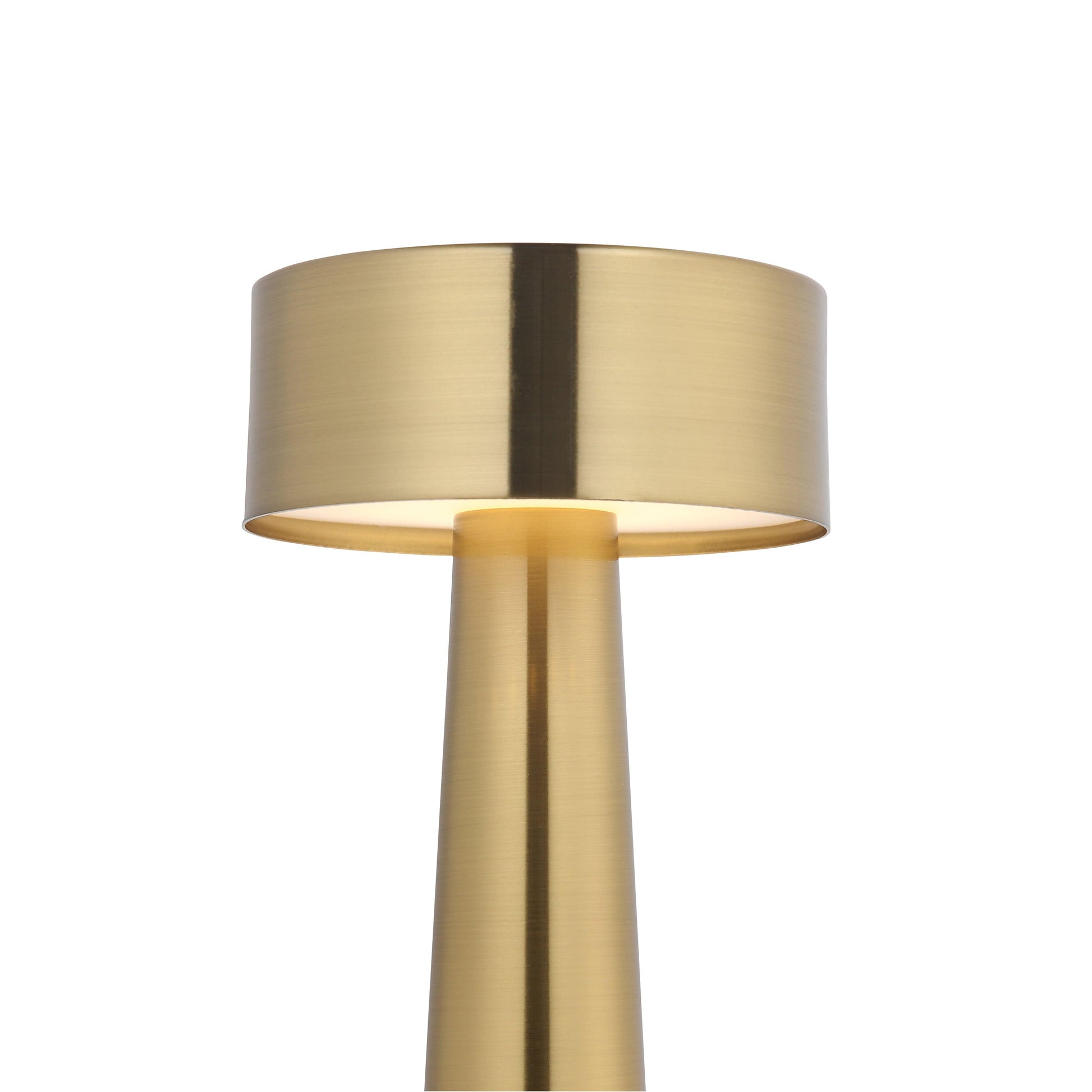 LED Bordlampe Messing - Trådløs - Moderne Design - Energisparende Lampe Table Lamp Danmarkmode.dk