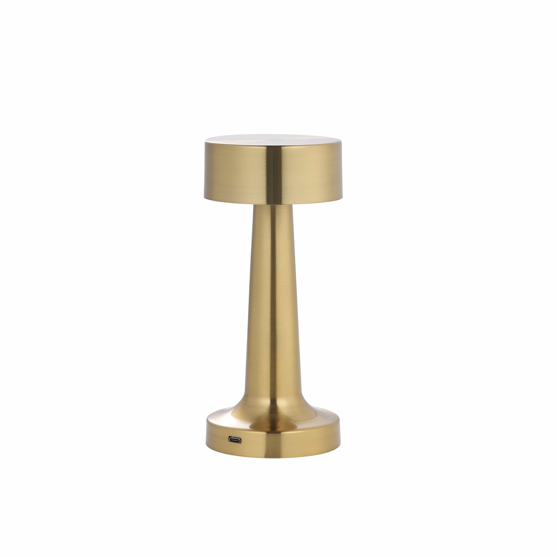 LED Bordlampe Messing - Trådløs - Moderne Design - Energisparende Lampe Table Lamp Danmarkmode.dk