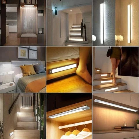 Led Strip Med Sensor - Batteri - Dæmpbar - Trådløs - Sølv Lamps Danmarkmode.dk