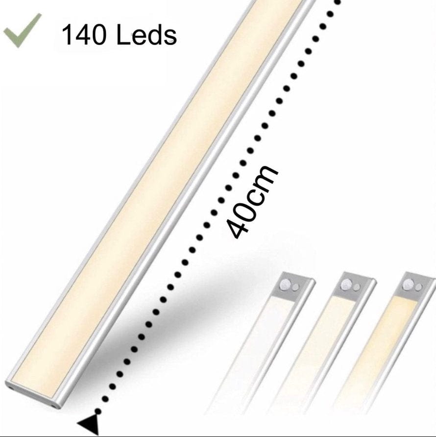 Led Strip Med Sensor - Batteri - Dæmpbar - Trådløs - Sølv Lamps Danmarkmode.dk