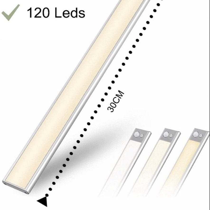 Led Strip Med Sensor - Batteri - Dæmpbar - Trådløs - Sølv Lamps Danmarkmode.dk