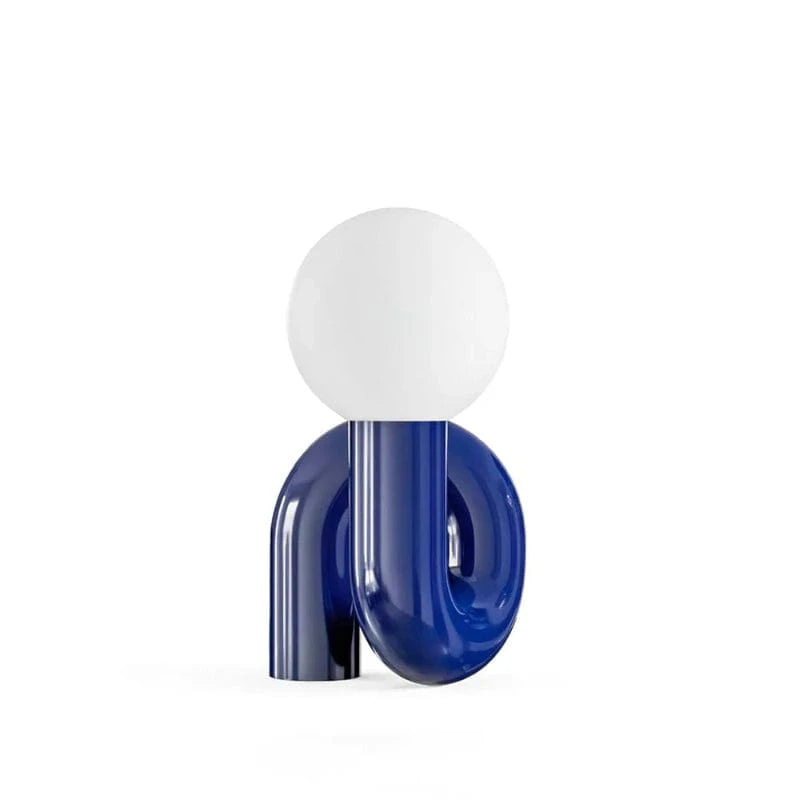 Legesyg S-kurve Glas Bordlampe - Moderne - Resin - Sfære Table Lamp Danmarkmode.dk