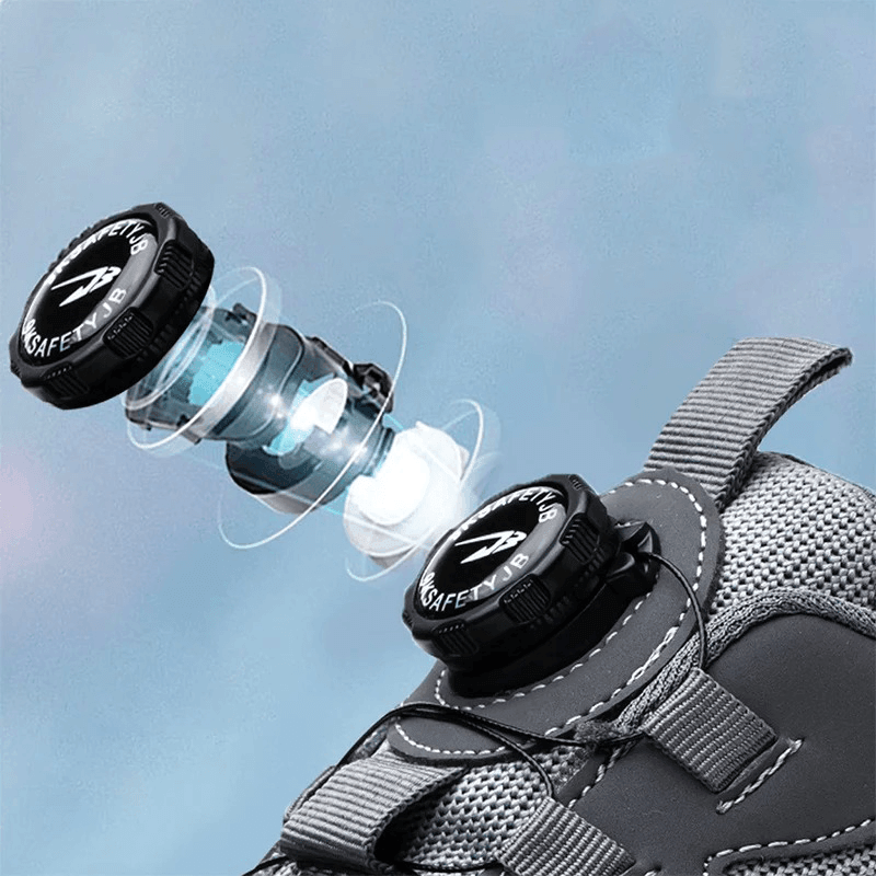 Letvægts Sikkerhedssko - Dame & Herre Arbejdssko - Uden Snørebånd Shoes Danmarkmode.dk