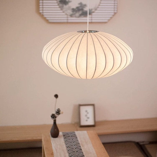 Luksus Silke Loftlampe - Japandi Stil Ceiling lamp Danmarkmode.dk