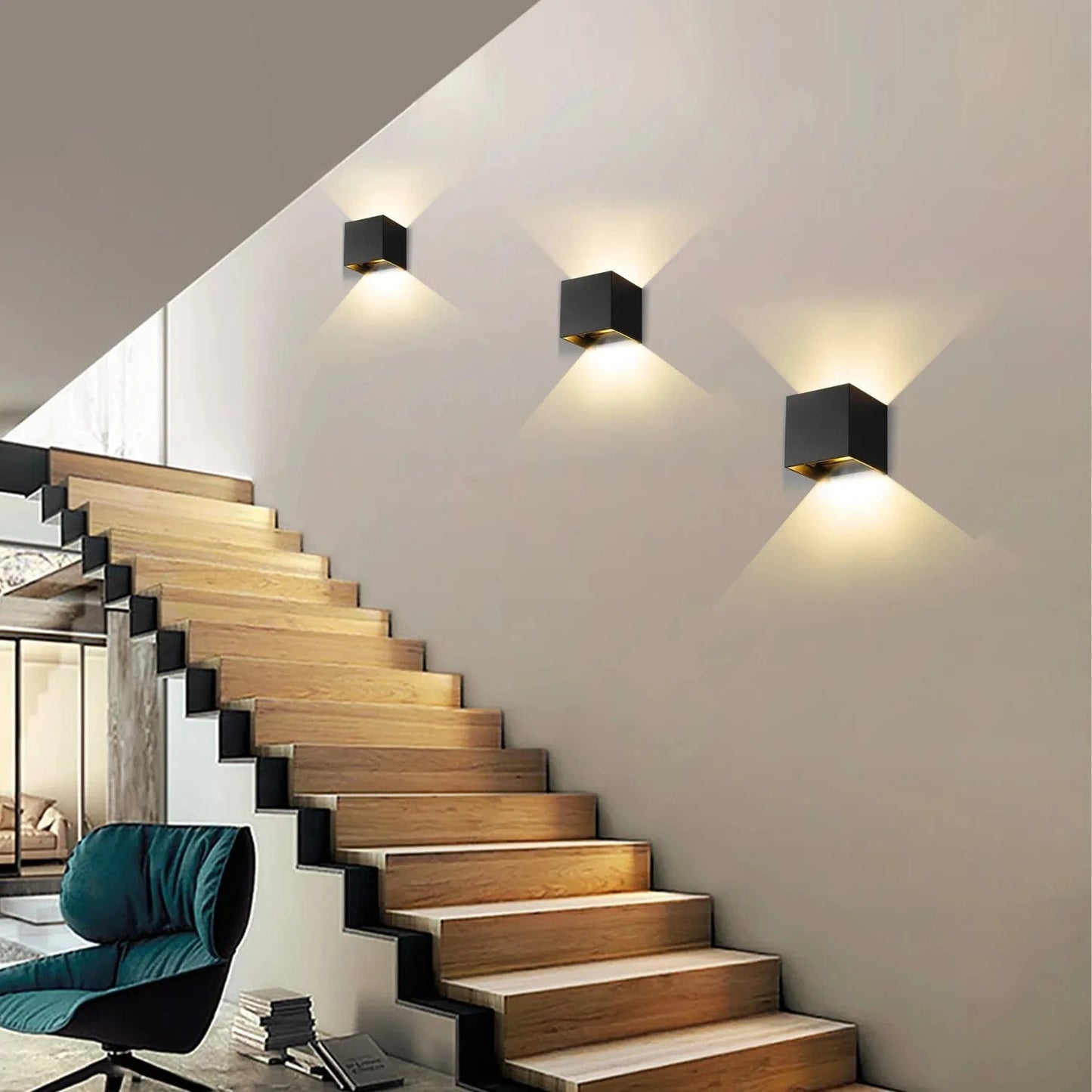 Luksus Væglampe Bevægelsessensor - Led - Batteri - Trådløs Wall Lamp Danmarkmode.dk