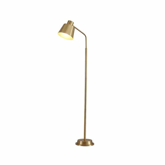 Luxuriøs Fuld Messing Gulvlampe - Retro - E27 Pære - Guld Floor Lamps Danmarkmode.dk