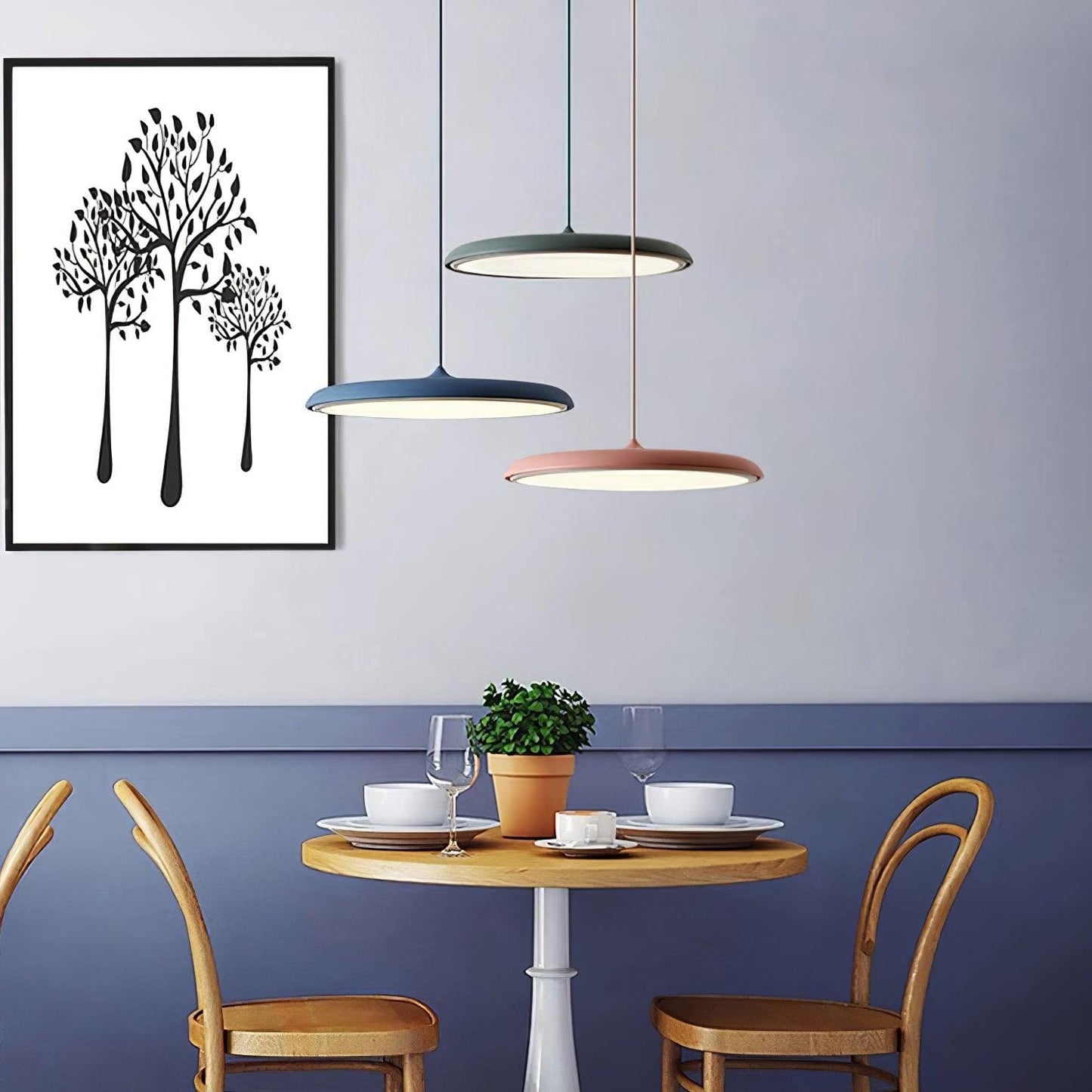 Macaron Pendel Lampe - Modern Design - Væglampe - Indendørs - Metal - LED Ceiling lamps Danmarkmode.dk