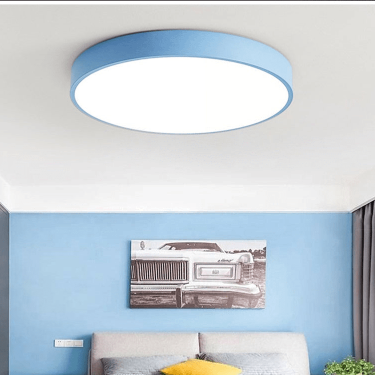Macaron Rund Loftslampe I Træ Ceiling Light Danmarkmode.dk