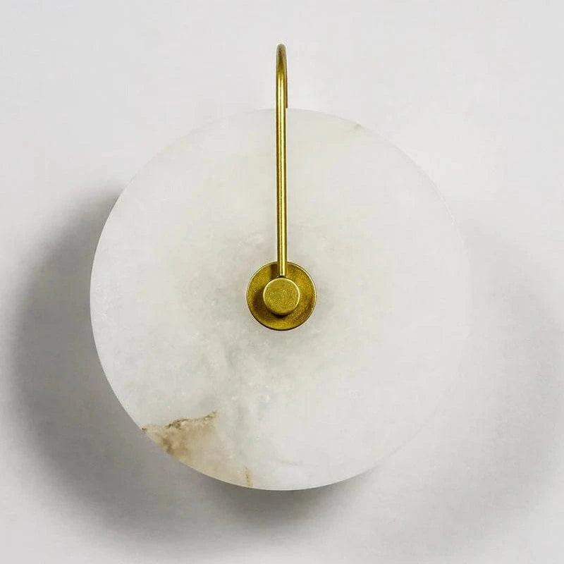 Marmor LED Væglampe - Rund - Moderne Wall Light Fixtures Danmarkmode.dk