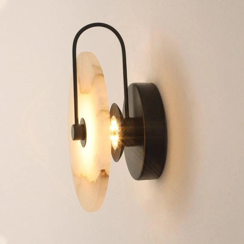 Marmor LED Væglampe - Rund - Moderne Wall Light Fixtures Danmarkmode.dk