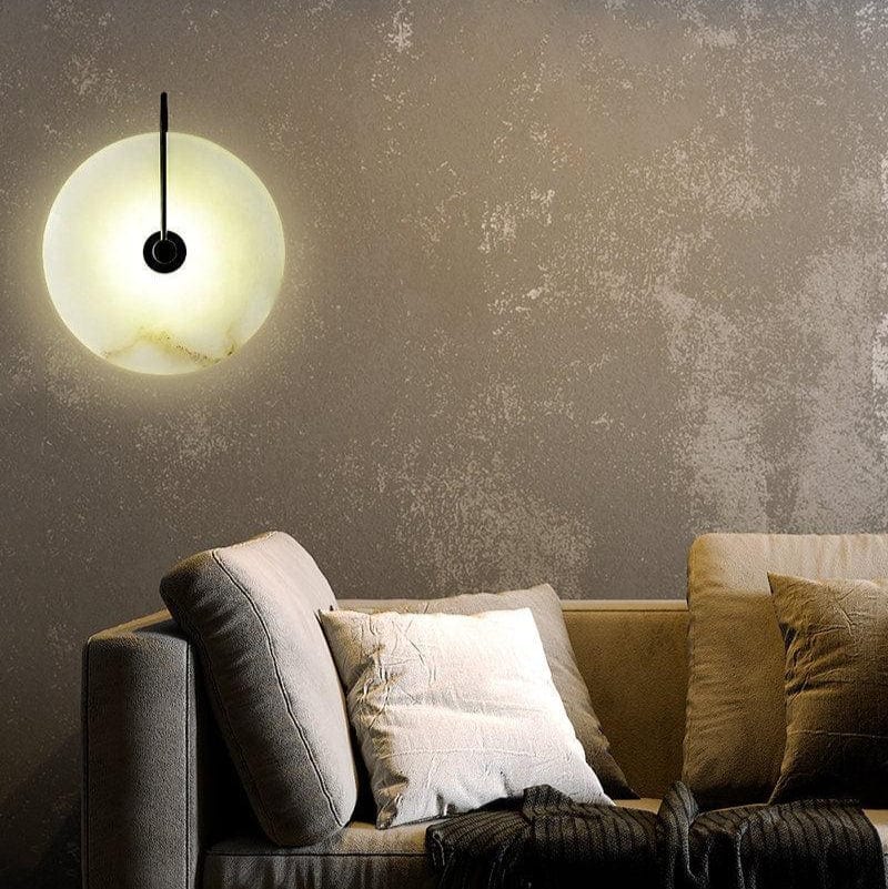 Marmor LED Væglampe - Rund - Moderne Wall Light Fixtures Danmarkmode.dk