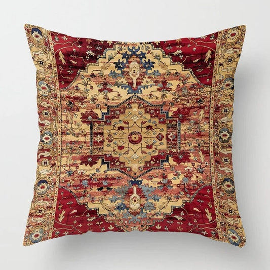 Marokkansk Etnisk Mønster Pudebetræk | Elegant Hjemmedekoration | 100% Bomuld, Multifunktionel, Blå & Hvid, Unisex Pillows Danmarkmode.dk