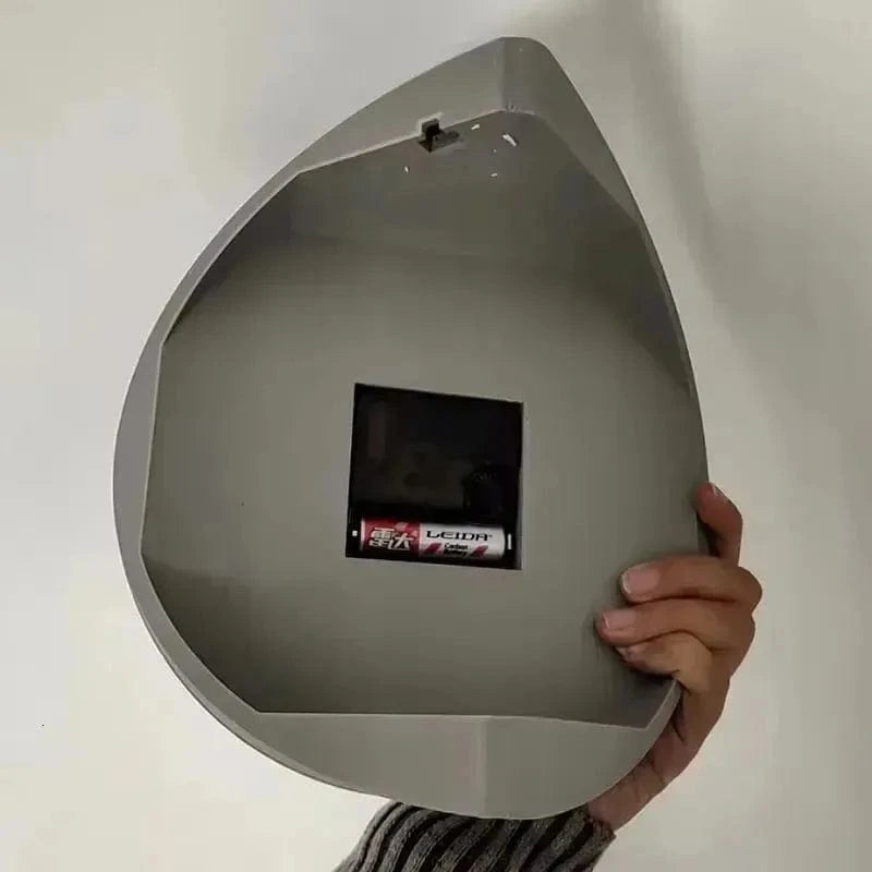 Minimalistisk Analogt Hjørne Vægur - Lydløst Vægur - Vægkunst - Ø20cm Wall Clock Danmarkmode.dk