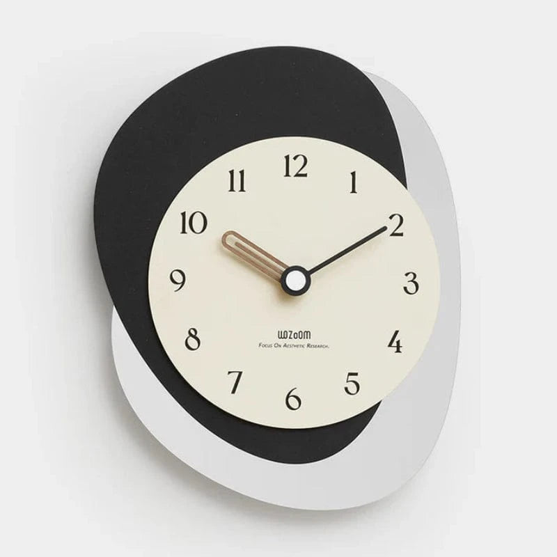 Moderne Abstrakt Lydløst Vægur - Analogt - Vægkunst - Boligindretning Wall Clock Danmarkmode.dk