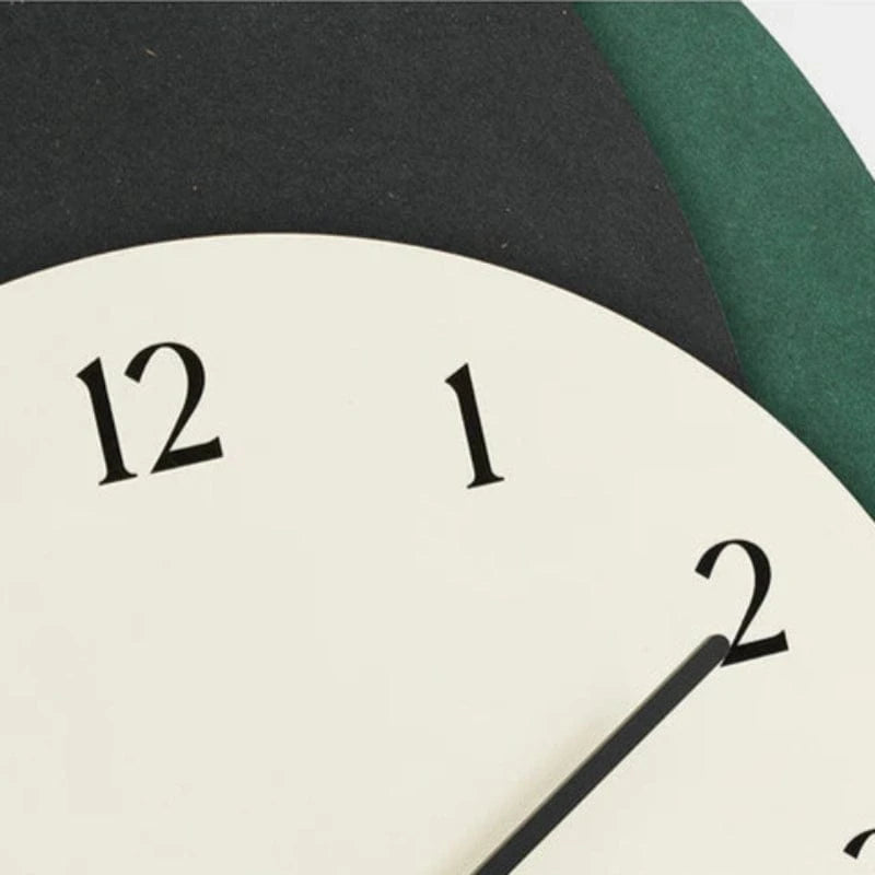 Moderne Abstrakt Lydløst Vægur - Analogt - Vægkunst - Boligindretning Wall Clock Danmarkmode.dk