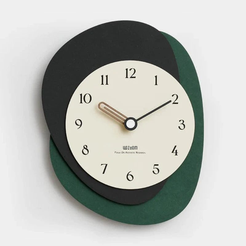 Moderne Abstrakt Lydløst Vægur - Analogt - Vægkunst - Boligindretning Wall Clock Danmarkmode.dk