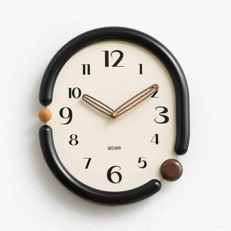 Moderne Analogt Vægur - Lydløst Vægur - Vægkunst - Scandinavian Design Wall Clock Danmarkmode.dk