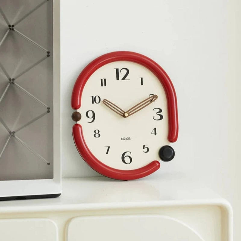 Moderne Analogt Vægur - Lydløst Vægur - Vægkunst - Scandinavian Design Wall Clock Danmarkmode.dk