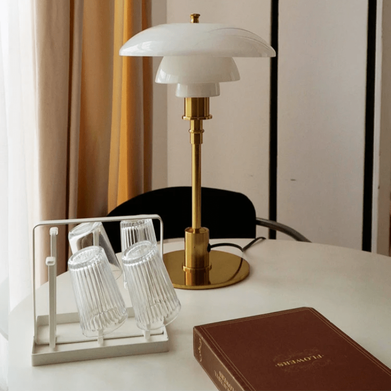 Moderne bordlampe – LED – Ø28×H47 cm – Minimalistisk design & stemningslys Table Lamps Danmarkmode