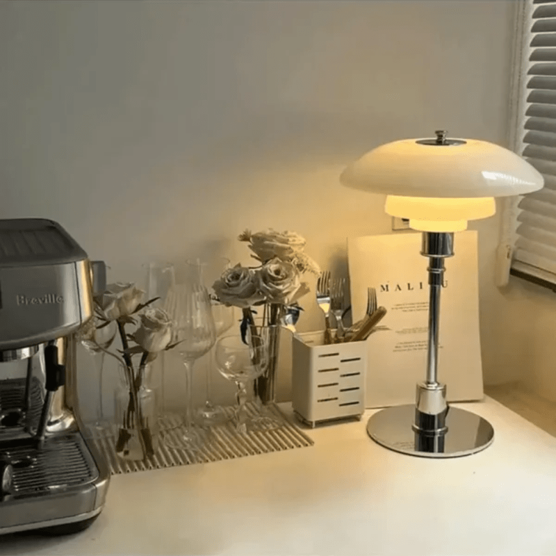 Moderne bordlampe – LED – Ø28×H47 cm – Minimalistisk design & stemningslys Table Lamps Danmarkmode