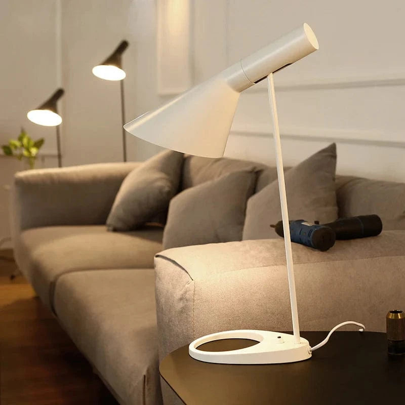 Moderne Kegle Skrivebordslampe - Matte - E27 Pære - Jern Table Lamp Danmarkmode.dk
