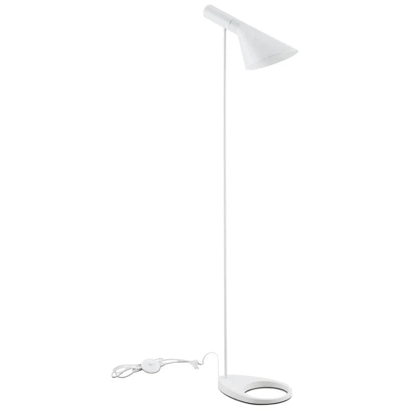 Moderne Konisk Lampeskærm AJ Gulvlampe - Aluminium - E27 Pære Floor Lamps Danmarkmode.dk