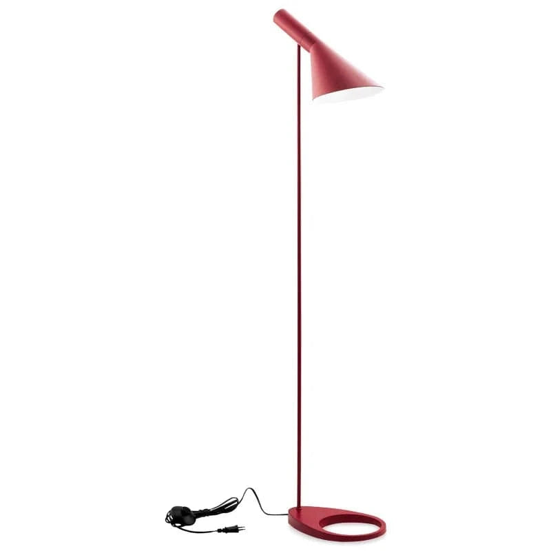 Moderne Konisk Lampeskærm AJ Gulvlampe - Aluminium - E27 Pære Floor Lamps Danmarkmode.dk