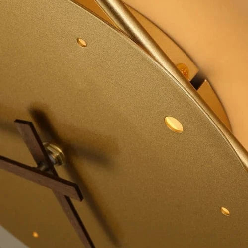 Moderne LED Vægur - Væglampe - Natlys - Indendørs Belysning - Metal Wall Clock Danmarkmode.dk