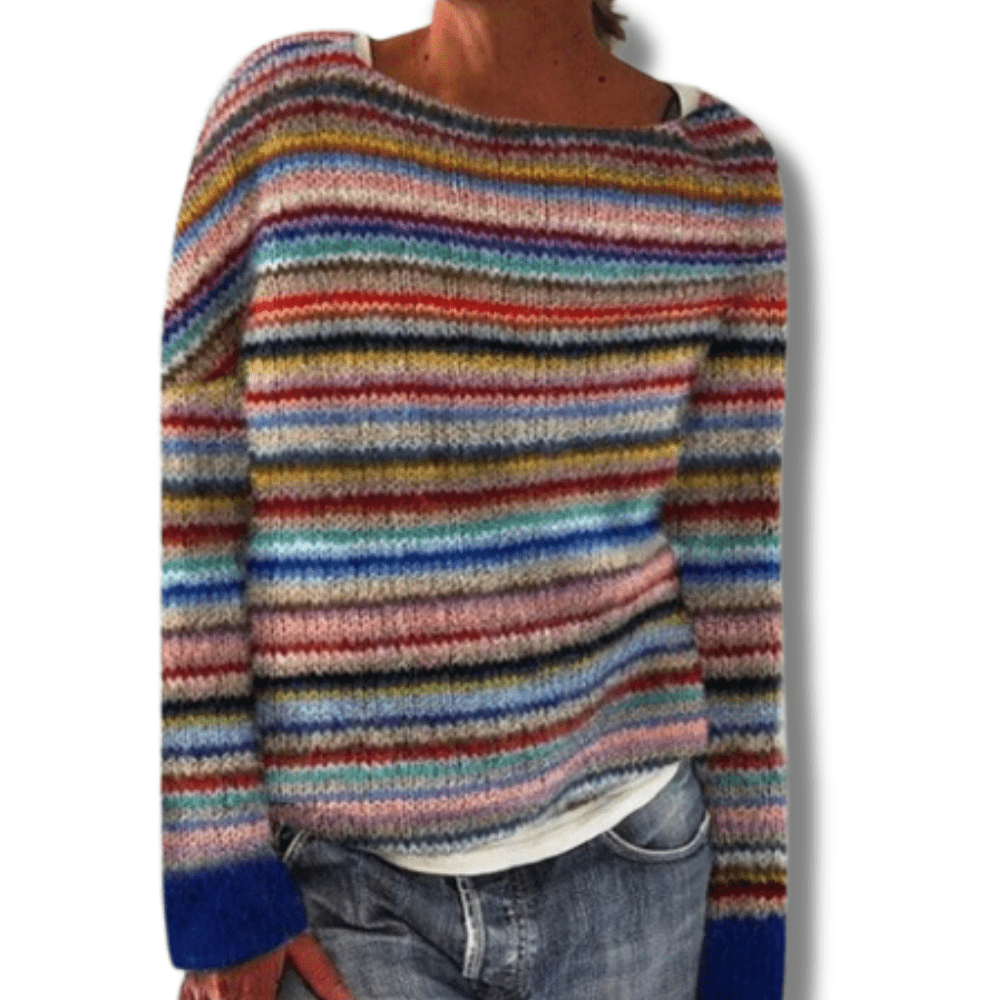 Mønstret Strik - Striktrøjer Dame - Strikket Trøje Opskrift Sweaters Danmarkmode.dk