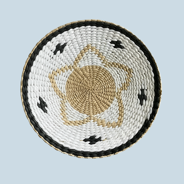 Moroccan Stil Strå Vægplader - Etnisk - Hængende - Boligindretning Decorative Plates Danmarkmode.dk