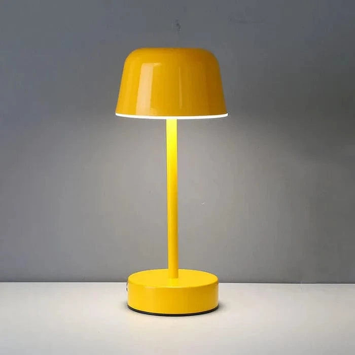 Mushroom LED Bordlampe - Trådløs - Dæmpbar - Bærbar - Dia 12cm Table Lamp Danmarkmode.dk