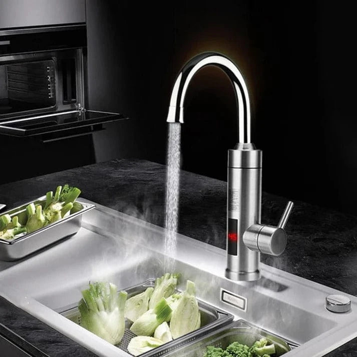 Øjeblikkelig Varmt Vand Vandhane - Varmelegeme - Køkkenarmatur - Elektrisk Kitchen Sink Faucets Danmarkmode.dk