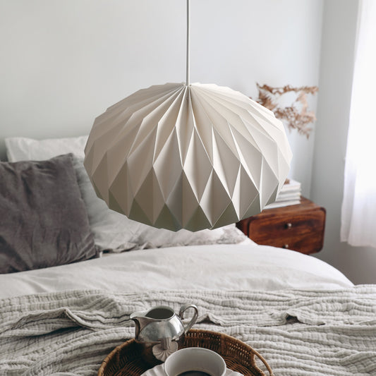 Origami Pendel Lampe - Hvid Lampe - Ø 42 cm Ceiling lamp Danmarkmode.dk