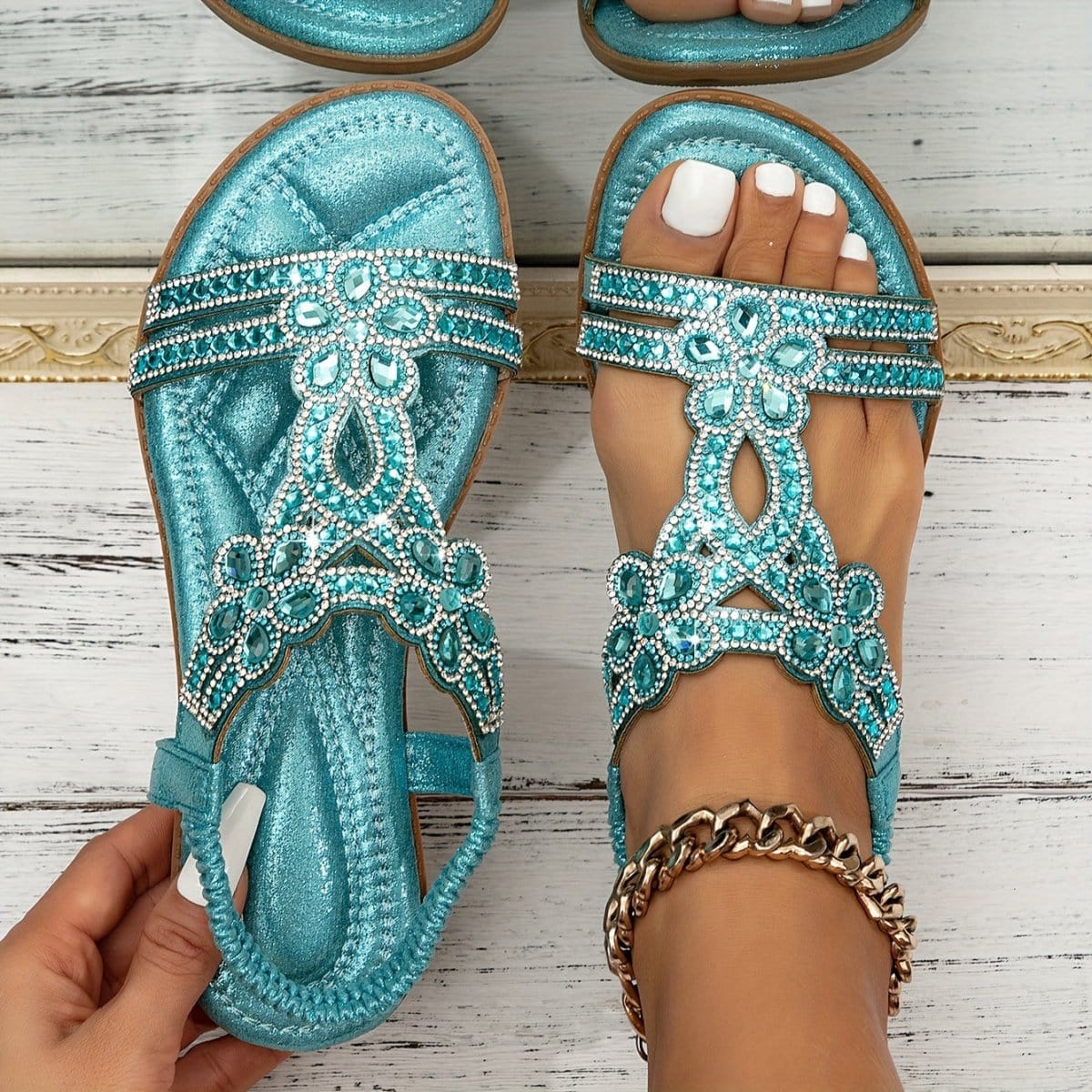 Ortopædiske Boho-sandaler til kvinder, komfort, blød læder, stilige, farverig, trendy, støtte til fødder, sommer fodtøj Sandals Danmarkmode.dk