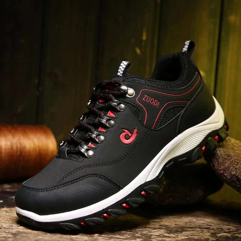 Ortopædiske sko til mænd - komfort, støtte, stilfuldt design, sort, ideel til fritid og påklædning Orthopedic shoes Danmarkmode.dk