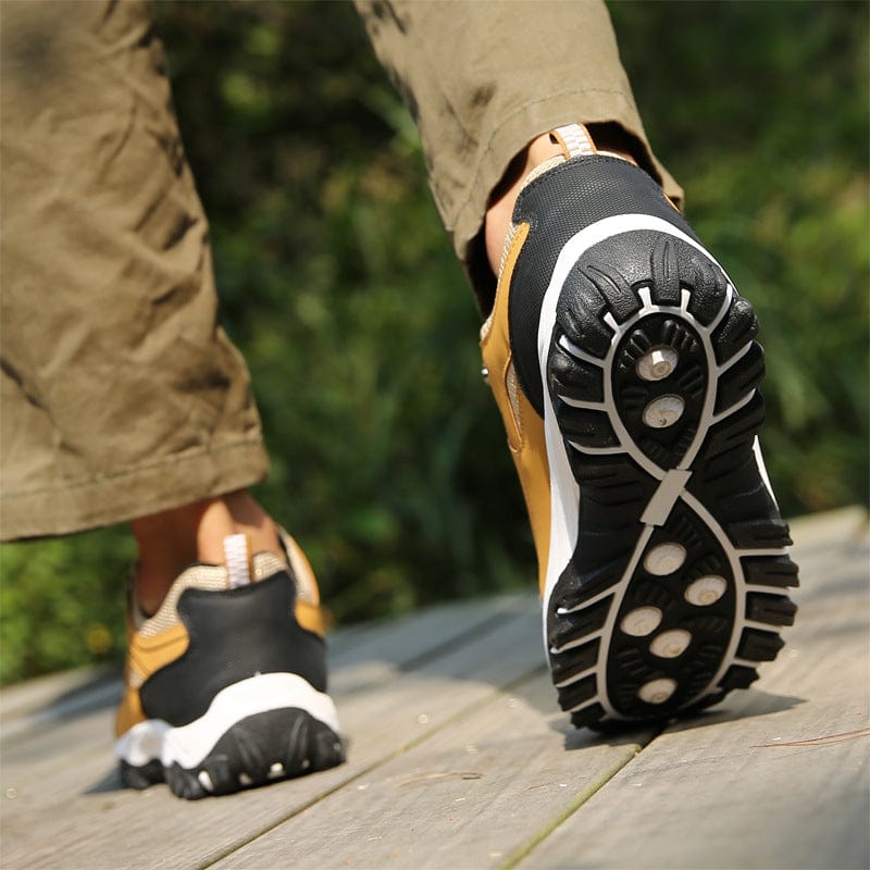 Ortopædiske sko til mænd - komfort, støtte, stilfuldt design, sort, ideel til fritid og påklædning Orthopedic shoes Danmarkmode.dk