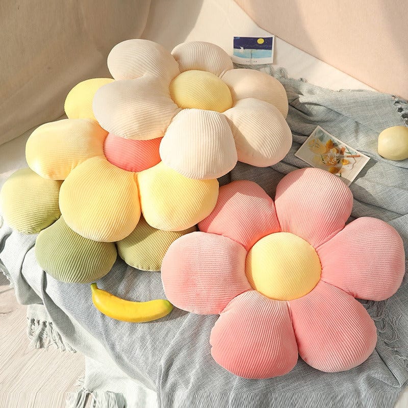 Pastel Stuffed Blomster Puder - Plaidspude - Boligindretning - Behagelig - Blød Throw Pillows Danmarkmode.dk