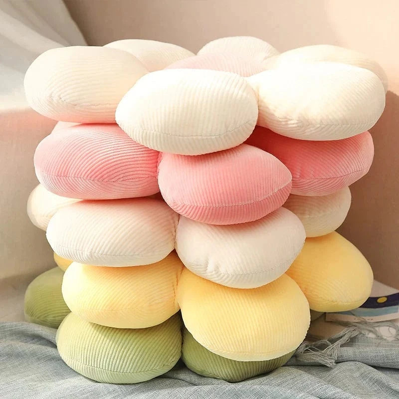 Pastel Stuffed Blomster Puder - Plaidspude - Boligindretning - Behagelig - Blød Throw Pillows Danmarkmode.dk