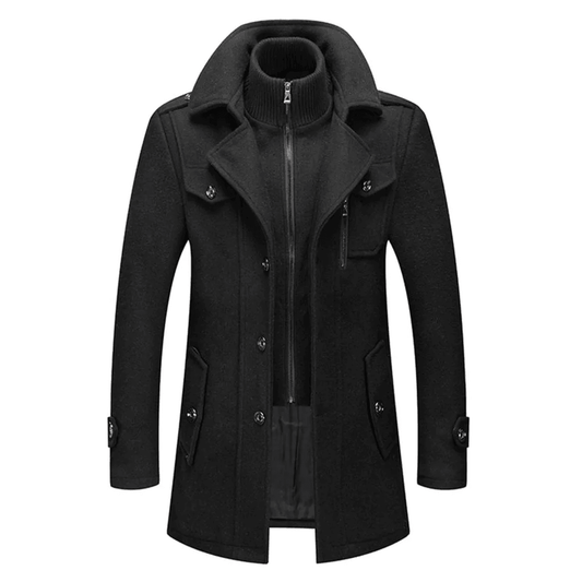 Peaky Blinders Jakke - Uldjakke Herre - Jakke Med Lynlås - Thomas Coats & Jackets Danmarkmode.dk