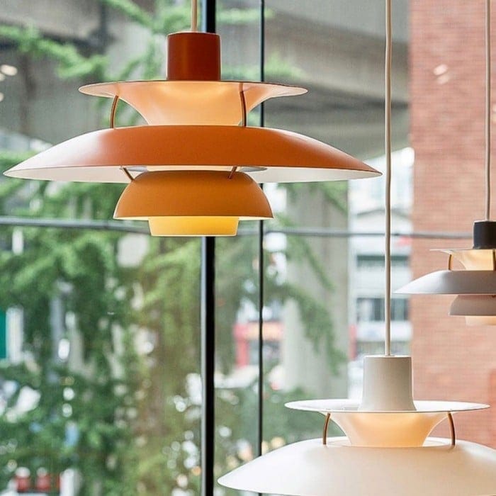 PH5 Premium Pendellampe - Aluminium - Hængende - E27 Pære Ceiling Light Fixtures Danmarkmode.dk