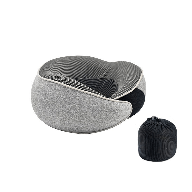 Rejse Nakkepude - Komfortabel, Justerbar, Mellow Grå, Unisex, Rejseaccessories & Understøttelse Travel Pillows Danmarkmode.dk