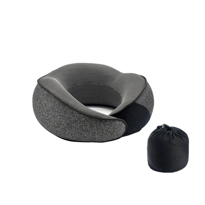 Rejse Nakkepude - Komfortabel, Justerbar, Mellow Grå, Unisex, Rejseaccessories & Understøttelse Travel Pillows Danmarkmode.dk
