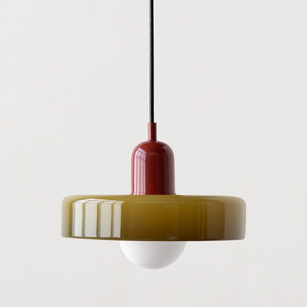 Retro Loftslampe Med Pendel - Vintage Lampe I Glas Lamps Danmarkmode