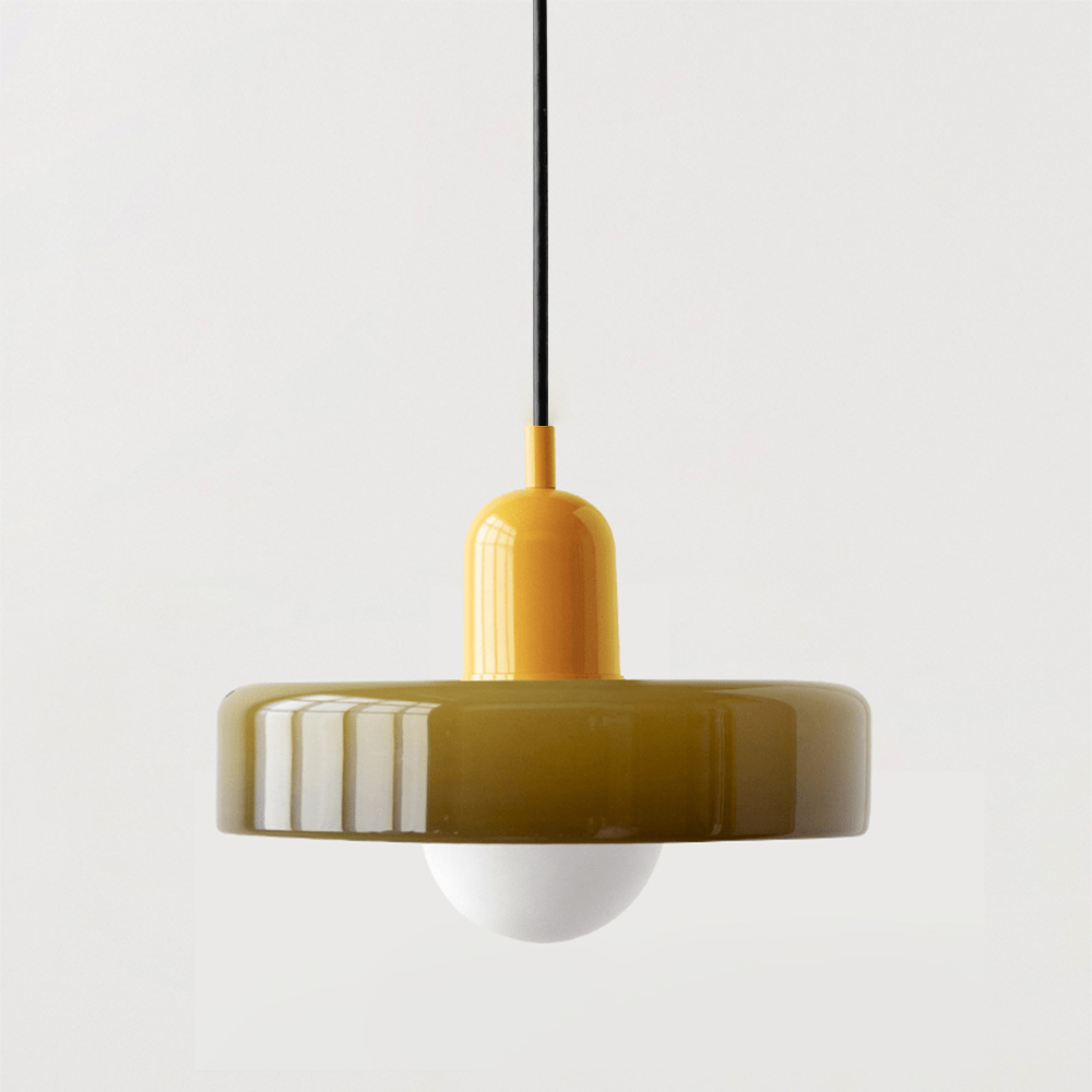 Retro Loftslampe Med Pendel - Vintage Lampe I Glas Lamps Danmarkmode