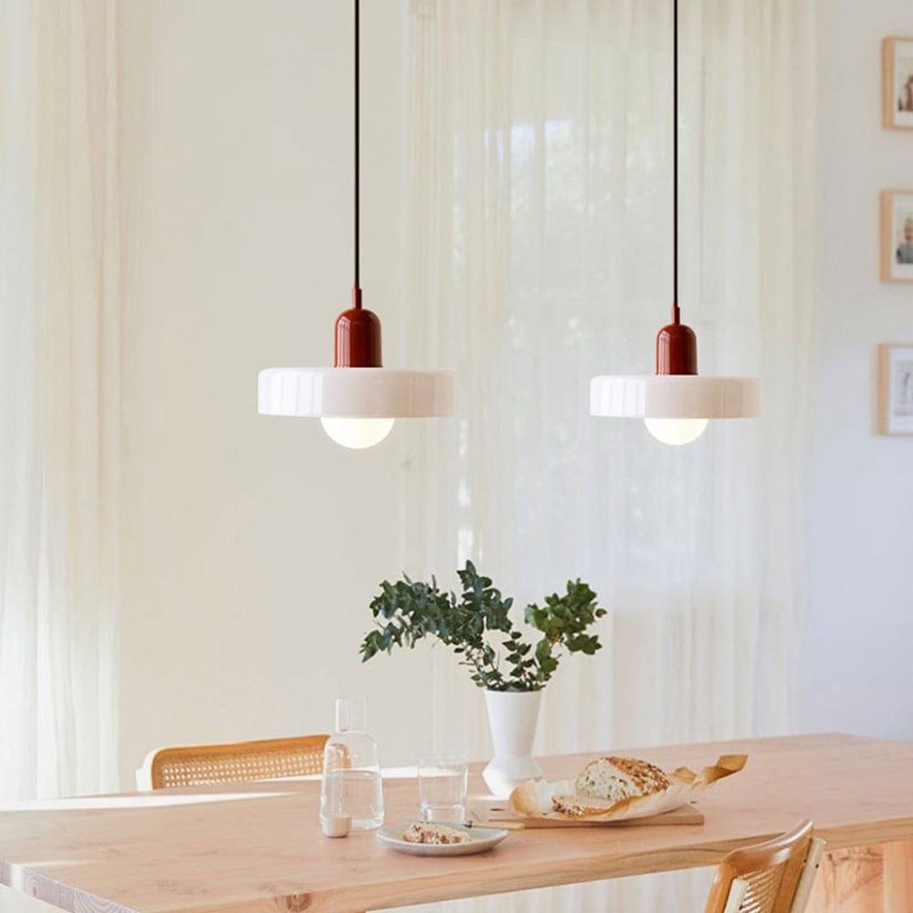 Retro Loftslampe Med Pendel - Vintage Lampe I Glas Lamps Danmarkmode