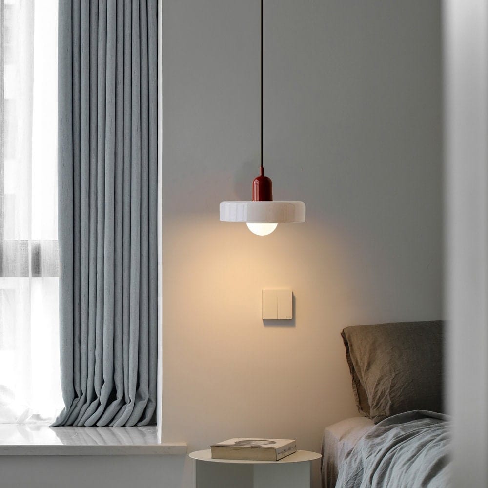 Retro Loftslampe Med Pendel - Vintage Lampe I Glas Lamps Danmarkmode